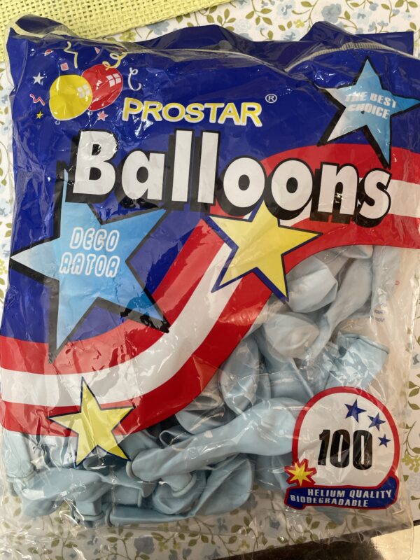 ბუშტების შეკვრა 5 ინჩი (100ც)